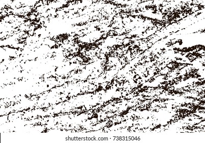 Grunge marble texture. White and black distress design. Torn stone modern background. Monochrome granite surface. Vector illustration.