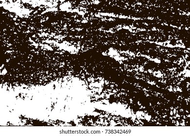 Grunge marble texture. White and black distress design. Torn stone modern background. Monochrome granite surface. Vector illustration.