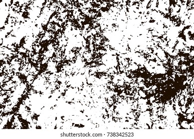 Grunge marble texture. White and black distress design. Torn stone modern background. Monochrome granite surface. Vector illustration.