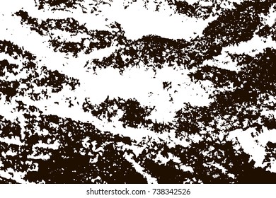 Grunge marble texture. White and black distress design. Torn stone modern background. Monochrome granite surface. Vector illustration.