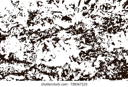 Grunge marble texture. White and black distress design. Torn stone modern background. Monochrome granite surface. Vector illustration.