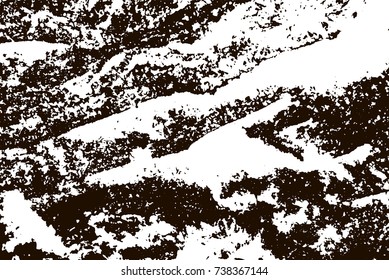 Grunge marble texture. White and black distress design. Torn stone modern background. Monochrome granite surface. Vector illustration.