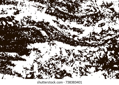 Grunge marble texture. White and black distress design. Torn stone modern background. Monochrome granite surface. Vector illustration.