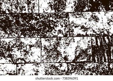 Grunge marble texture. White and black distress design. Torn stone modern background. Monochrome granite surface. Vector illustration.