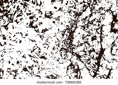 Grunge marble texture. White and black distress design. Torn stone modern background. Monochrome granite surface. Vector illustration.