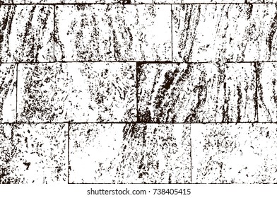 Grunge marble texture. White and black distress design. Torn stone modern background. Monochrome granite surface. Vector illustration.