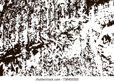 Grunge marble texture. White and black distress design. Torn stone modern background. Monochrome granite surface. Vector illustration.