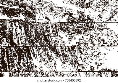 Grunge marble texture. White and black distress design. Torn stone modern background. Monochrome granite surface. Vector illustration.
