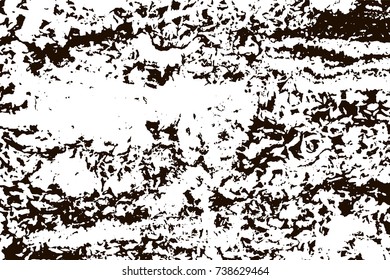 Grunge marble texture. White and black distress design. Torn stone modern background. Monochrome granite surface. Vector illustration.