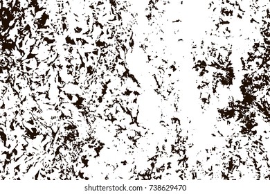 Grunge marble texture. White and black distress design. Torn stone modern background. Monochrome granite surface. Vector illustration.