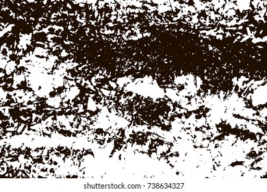Grunge marble texture. White and black distress design. Torn stone modern background. Monochrome granite surface. Vector illustration.