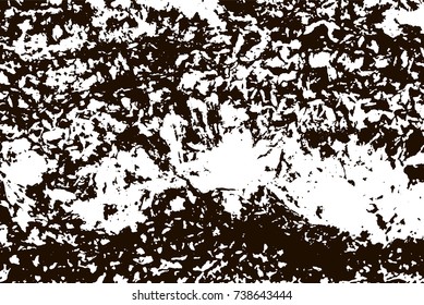 Grunge marble texture. White and black distress design. Torn stone modern background. Monochrome granite surface. Vector illustration.