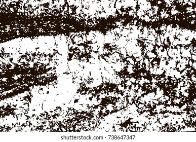 Grunge marble texture. White and black distress design. Torn stone modern background. Monochrome granite surface. Vector illustration.