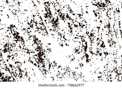Grunge marble texture. White and black distress design. Torn stone modern background. Monochrome granite surface. Vector illustration.