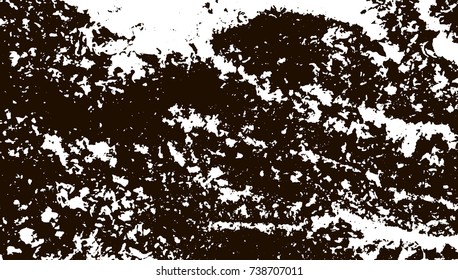 Grunge marble texture. White and black distress design. Torn stone modern background. Monochrome granite surface. Vector illustration.