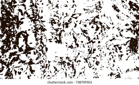 Grunge marble texture. White and black distress design. Torn stone modern background. Monochrome granite surface. Vector illustration.