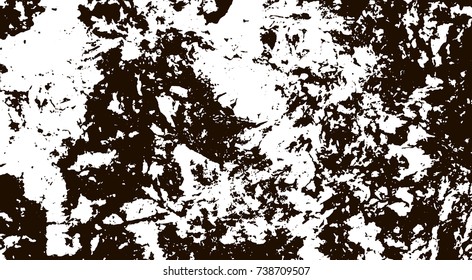 Grunge marble texture. White and black distress design. Torn stone modern background. Monochrome granite surface. Vector illustration.