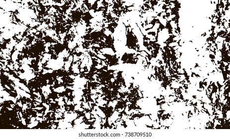 Grunge marble texture. White and black distress design. Torn stone modern background. Monochrome granite surface. Vector illustration.