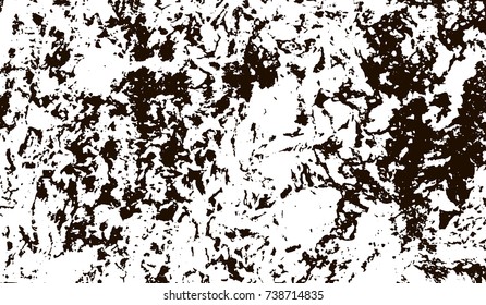 Grunge marble texture. White and black distress design. Torn stone modern background. Monochrome granite surface. Vector illustration.