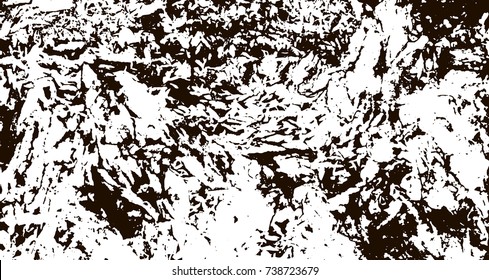 Grunge marble texture. White and black distress design. Torn stone modern background. Monochrome granite surface. Vector illustration.