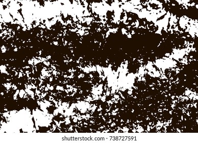 Grunge marble texture. White and black distress design. Torn stone modern background. Monochrome granite surface. Vector illustration.