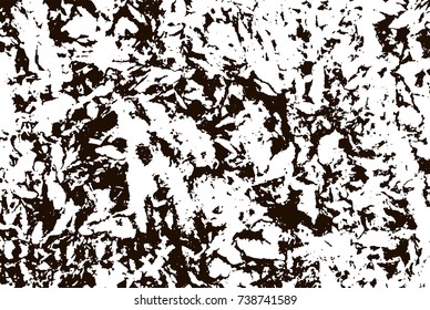 Grunge marble texture. White and black distress design. Torn stone modern background. Monochrome granite surface. Vector illustration.