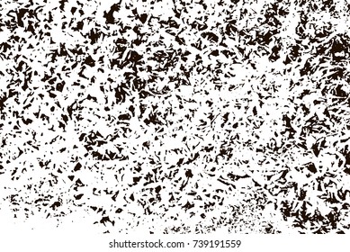 Grunge marble texture. White and black distress design. Torn stone modern background. Monochrome granite surface. Vector illustration.
