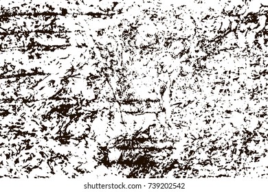 Grunge marble texture. White and black distress design. Torn stone modern background. Monochrome granite surface. Vector illustration.