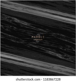 Grunge marbled design. Vector background. Black marble texture. Trendy template for New Year, Party, Wedding, Birthday, Web, Flyers, Logo Banners Party Invitation card. Grunge design. Marble pattern