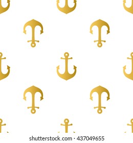 Grunge marine seamless pattern. Vector sea design. 