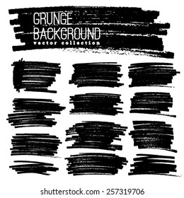 Grunge marker stains