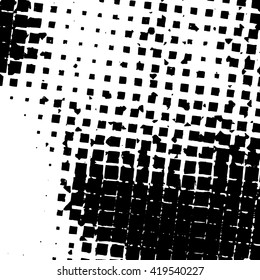 Grunge Mesh Background. Vector.