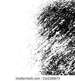 Grunge mess blot background. Distress dirty overlay background. Burnt trace cover design element. EPS10 vector.