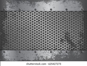grunge metal background and truss