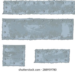 grunge metal banner