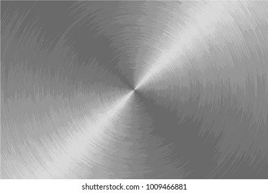 Grunge metal circular pattern texture 
background. Modern vector  illustration. Abstract curves. Grungy  industrial pattern. Monochrome template for web design, covers, web sites, banners
