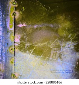 grunge metal texture, vector background