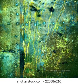 grunge metal texture, vector background