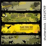 Grunge Military banners 2. To see similar, please VISIT MY GALLERY.