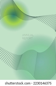 Grunge Minimal Geometric Vector Poster Design with Lines and Gradient Colorful Circles. Collection of Abstract Backgrounds for Covers, Flyers, Templates, Booklets, Cards, Brochures, Branding, etc.