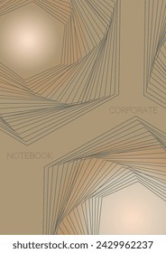 Grunge Minimal Geometric Vector Poster Design with Lines and Gradient Colorful Circles. Collection of Abstract Backgrounds for Covers, Flyers, Templates, Booklets, Cards, Brochures, Branding, etc.