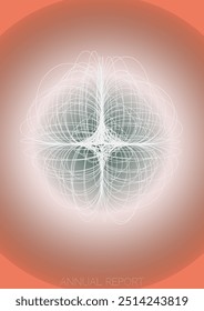 Grunge design de cartaz de vetor geométrico mínimo com linhas e círculos coloridos gradiente. Conjunto de fundos abstratos para capas, folhetos, modelos, livretos, cartões, folhetos, marcas, etc.