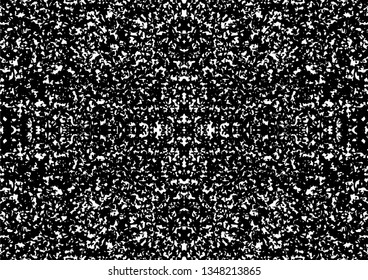 Grunge monochrome abstract vector background.