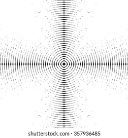 Grunge monochrome grid line cross hairs texture