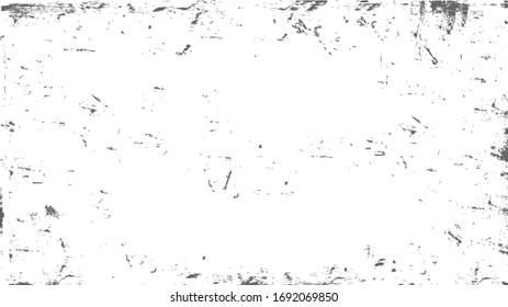 Grunge monochrome texture abstract vector background. Textured template,urban scratched wallpaper. Retro vintage dirty effect with grain