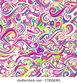 Grunge monohrom waves with white background. Vector stock illustration