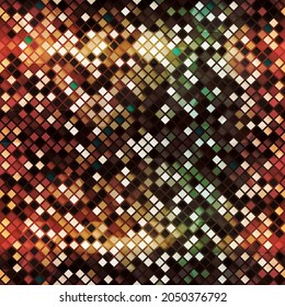 Grunge mosaic seamless pattern. (eps 10 vector file)