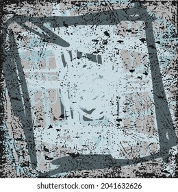 Grunge is multicolored and chaotic. Abstract color texture. Vintage Wallpaper Backdrop