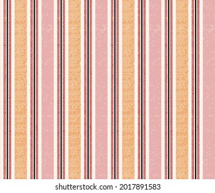Ein brüchiger, mehrfarbiger, gestreifter Hintergrund auf rosafarbenem, orangefarbenem und braunem Retro-Hintergrund. Grunge Design Hintergrund. Farbhintergrund.