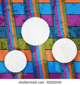 Grunge multicolored stripes background